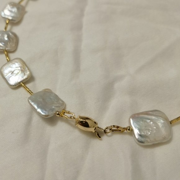 Freshwater pearl necklace. - Picture 6 of 6